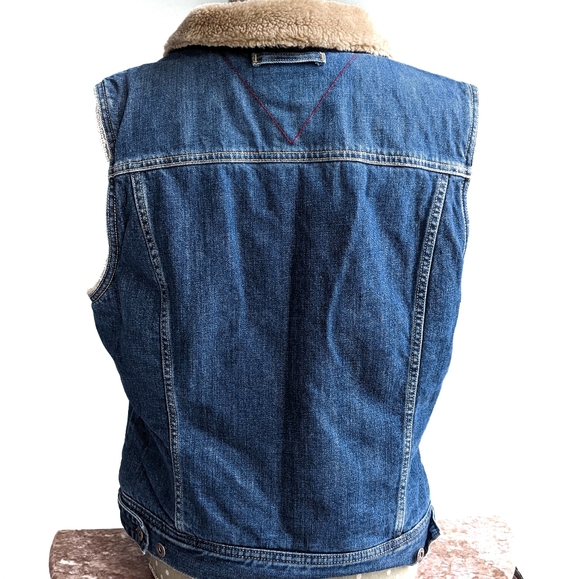 TOMMY HILFIGER JEANS Vintage Denim Lined Vest - Picture 3 of 10